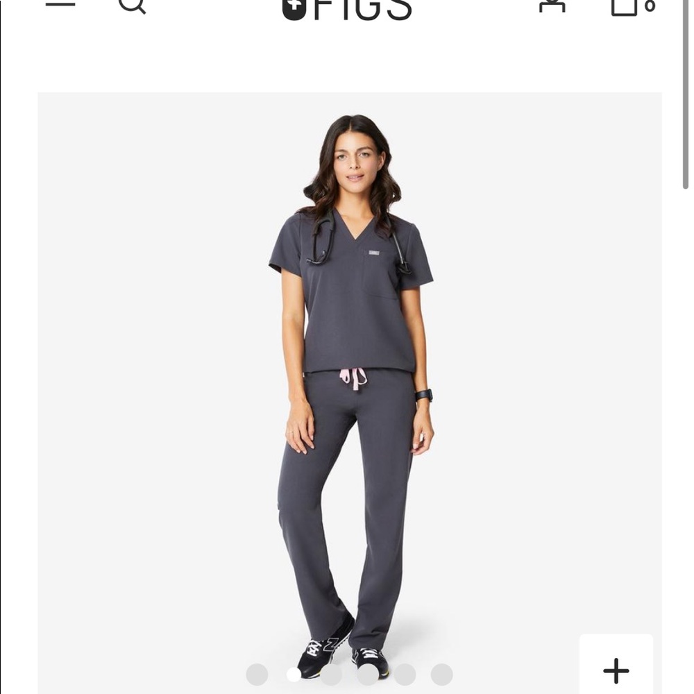 Figs charcoal Livingston bottom and Catarina top